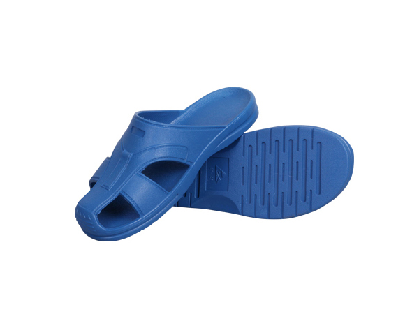 防靜電SPU藍(lán)色護(hù)趾拖鞋