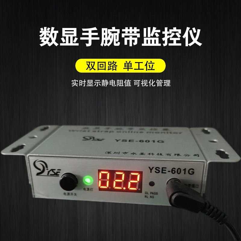 雙回路數(shù)顯手腕帶監(jiān)控儀